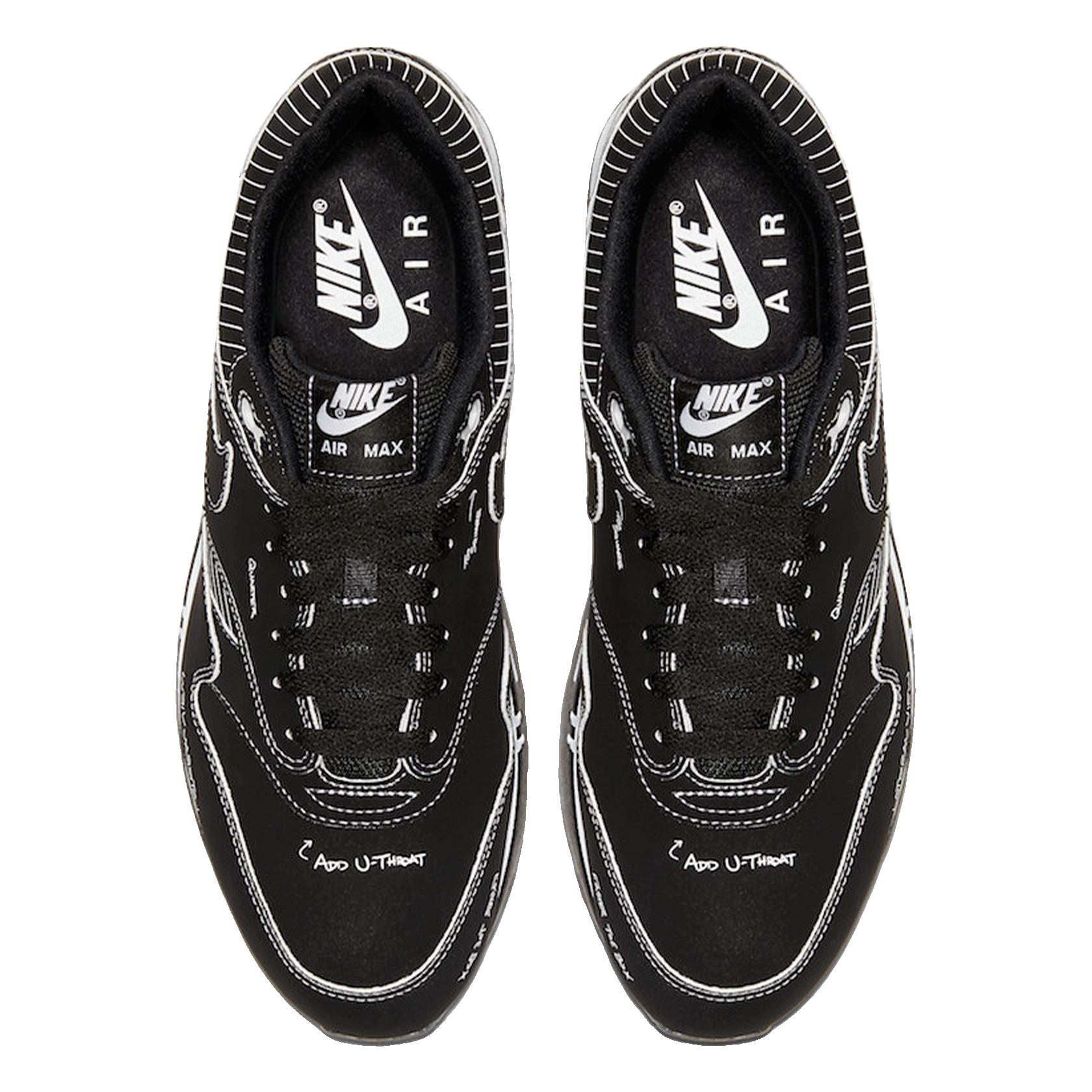 Nike Air Max 1 Tinker Sketch to Shelf Black Oben