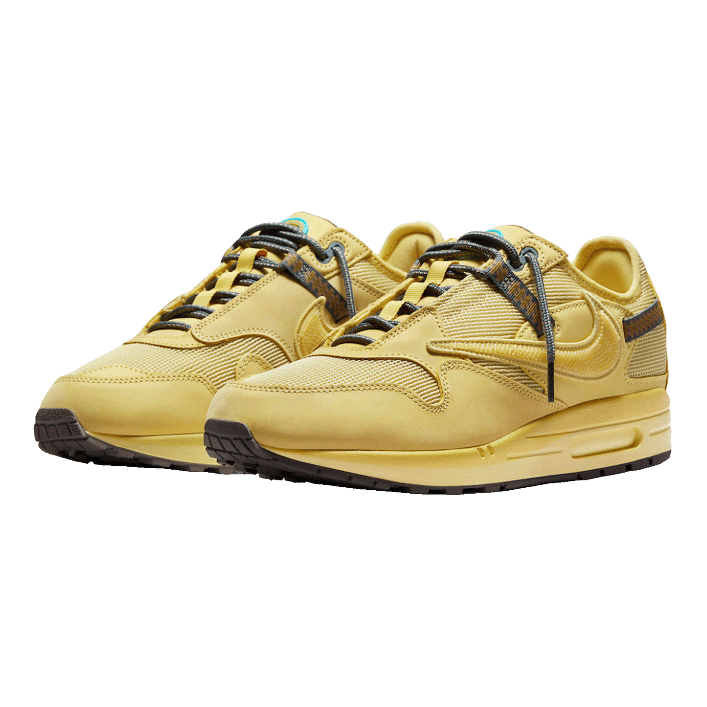 Nike Air Max 1 Travis Scott Cactus Jack Saturn Gold Side