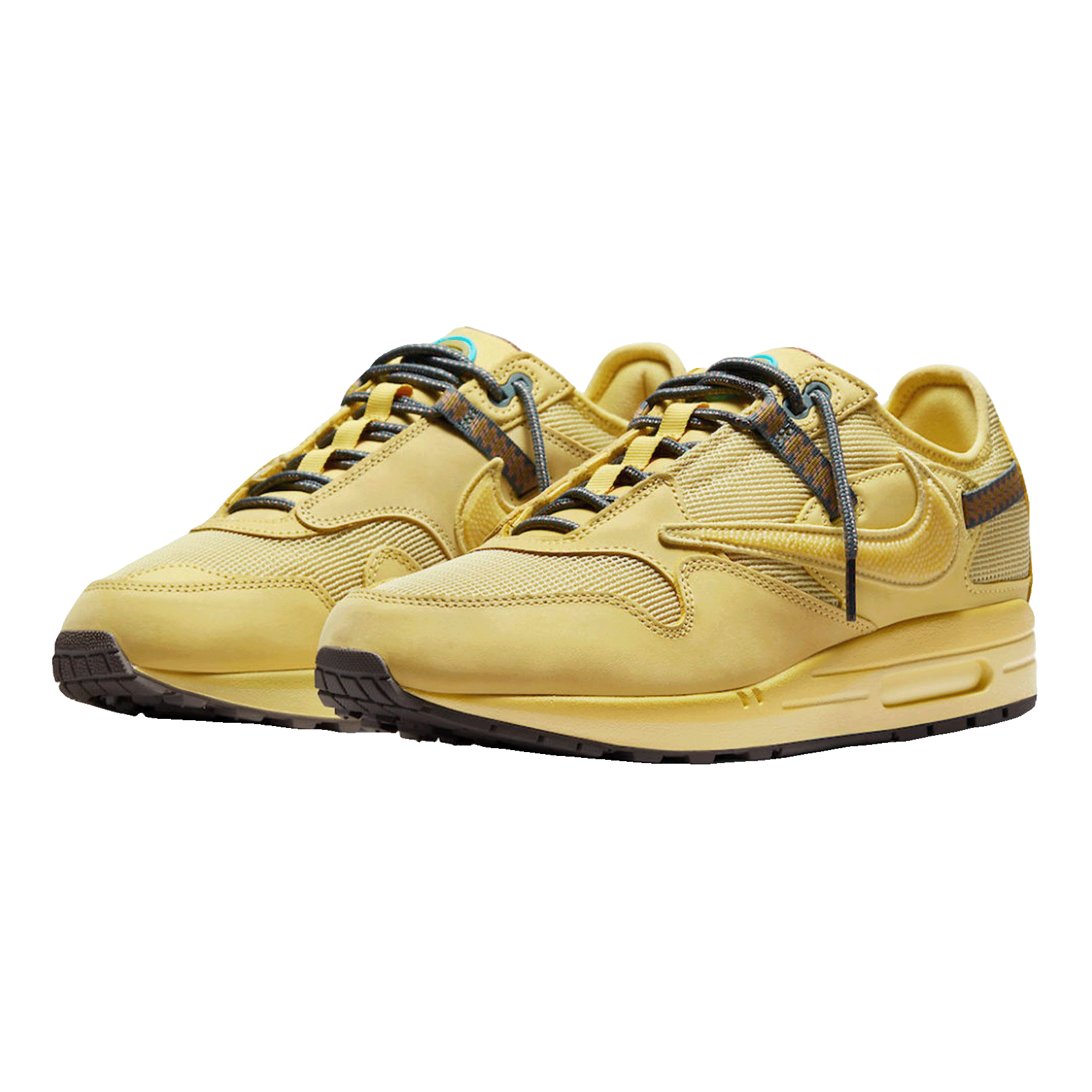 Nike Air Max 1 Travis Scott Cactus Jack Saturn Gold Side