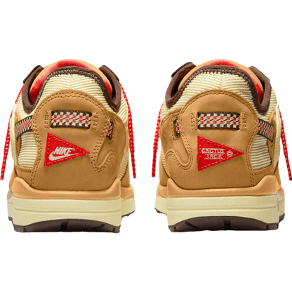 Nike Air Max 1 Travis Scott Cactus Jack Wheat Lemon Drop Back
