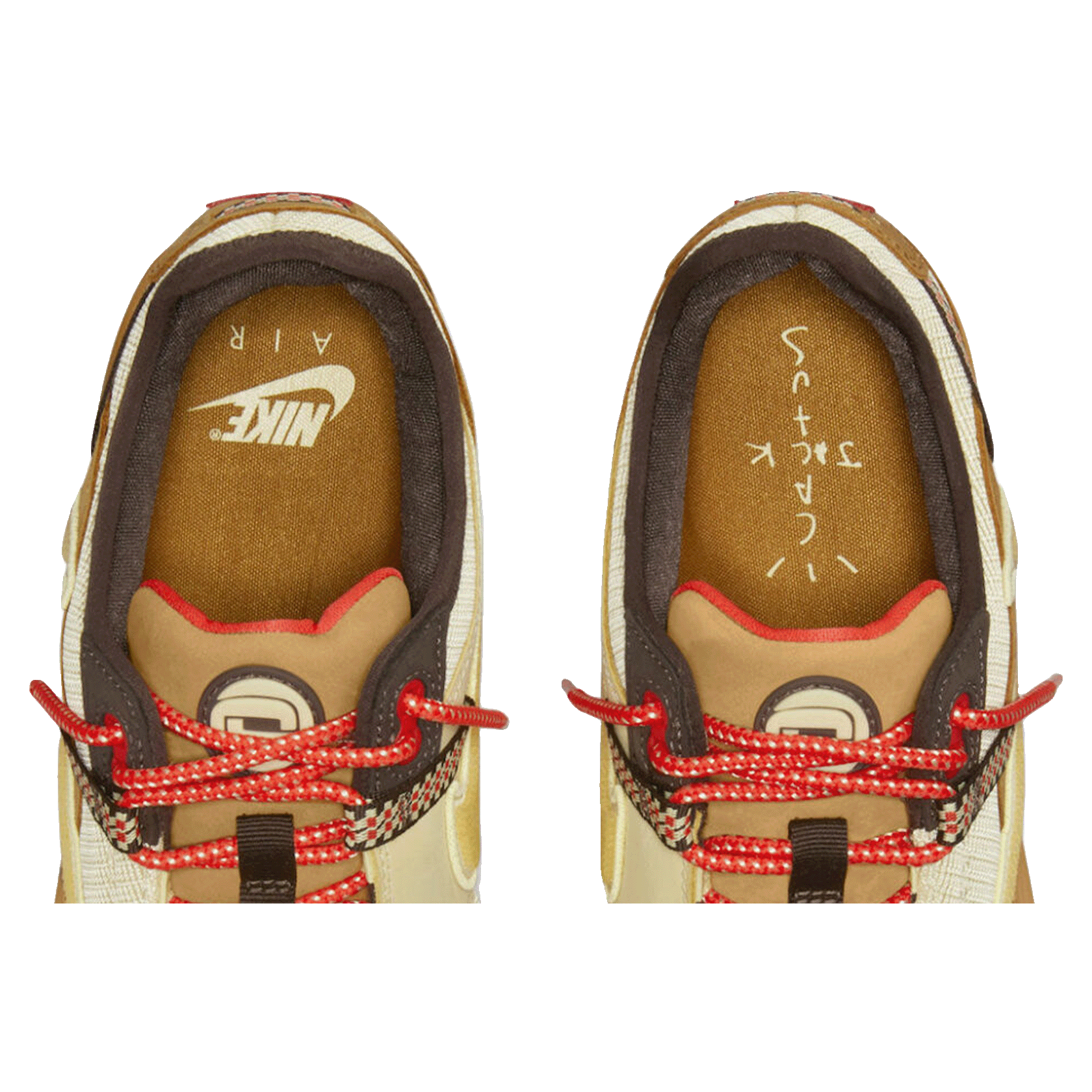 Nike Air Max 1 Travis Scott Cactus Jack Wheat Lemon Drop Oben
