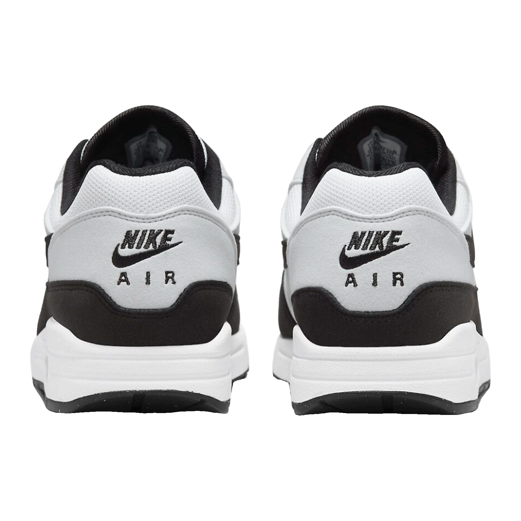 Nike Air Max 1 White Black Back