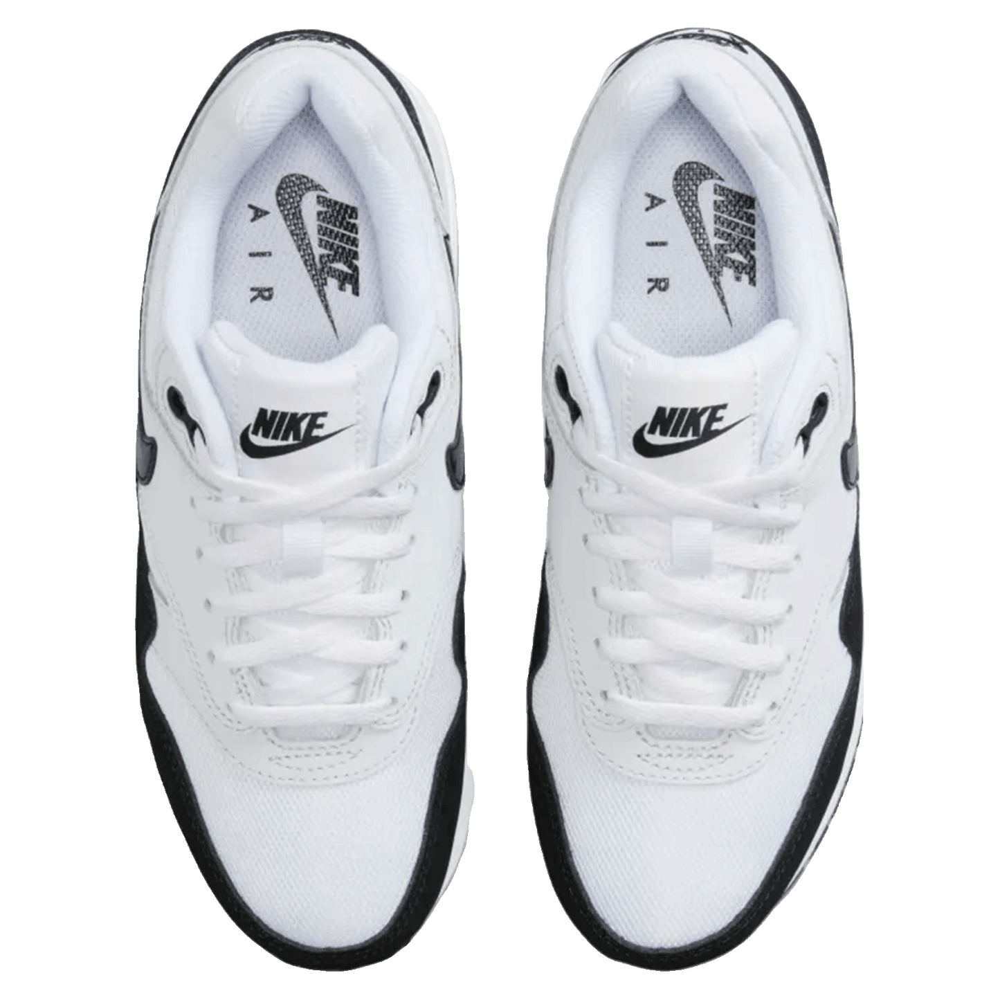 Nike Air Max 1 White Black (GS) Oben