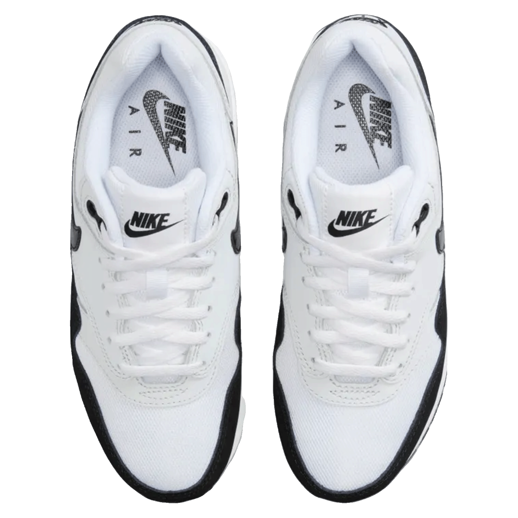 Nike Air Max 1 White Black (GS) Oben