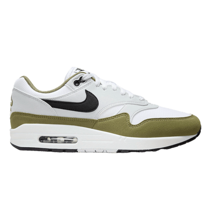 Nike Air Max 1 White Black Medium Olive