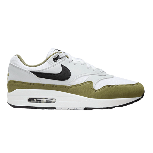 Nike Air Max 1 White Black Medium Olive