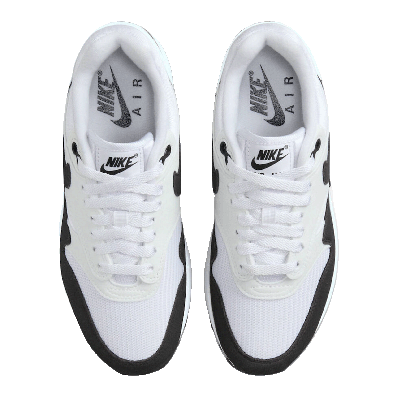 Nike Air Max 1 White Black Neutral Grey (W) Oben