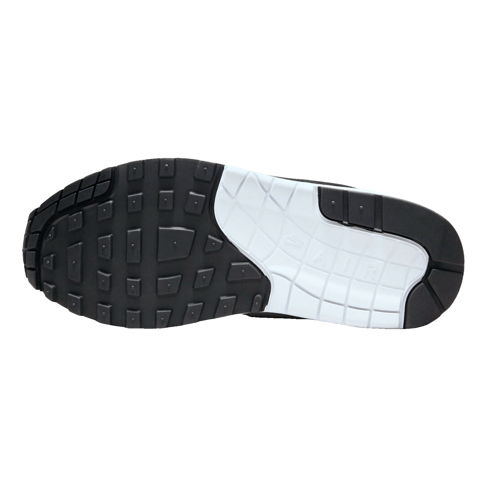 Nike Air Max 1 White Black Neutral Grey (W) Sohle