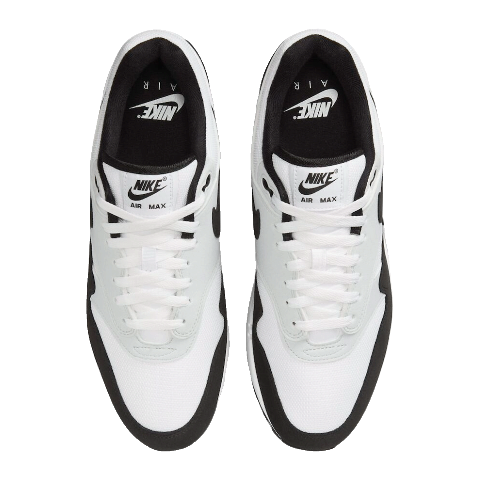 Nike Air Max 1 White Black Oben