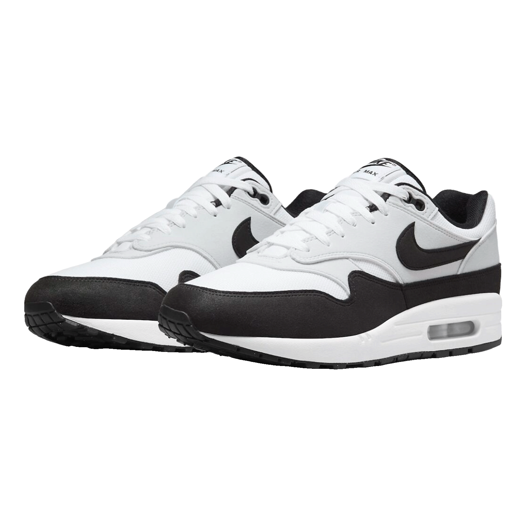 Nike Air Max 1 White Black Side