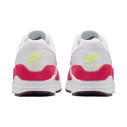 Nike Air Max 1 White Black Volt Rush Pink Back