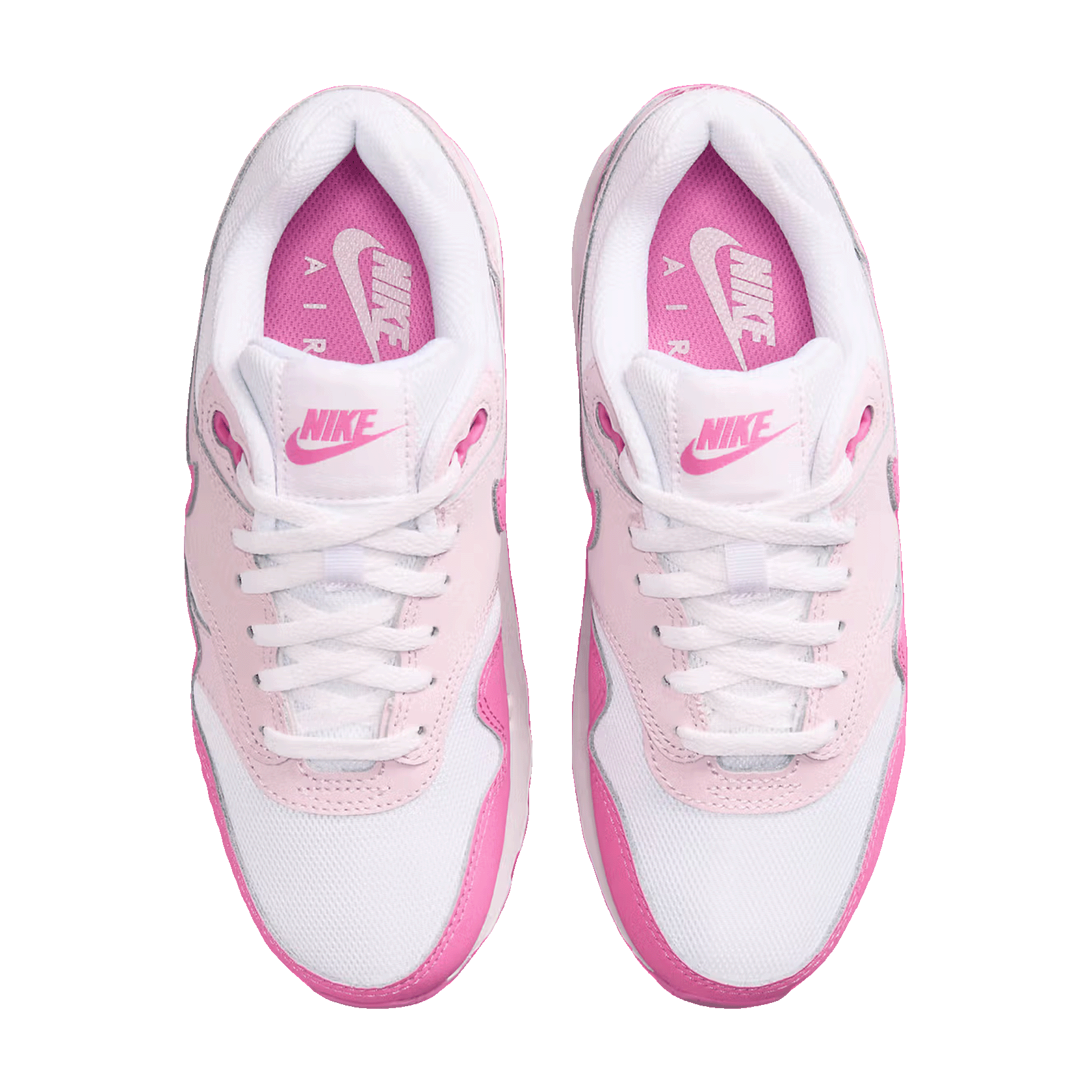 Nike Air Max 1 White Pink Foam (GS) Oben