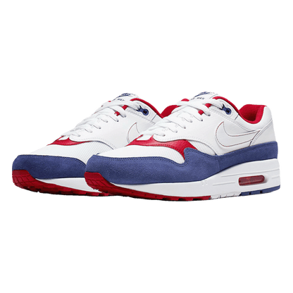 Nike Air Max 1 White Red Blue Side