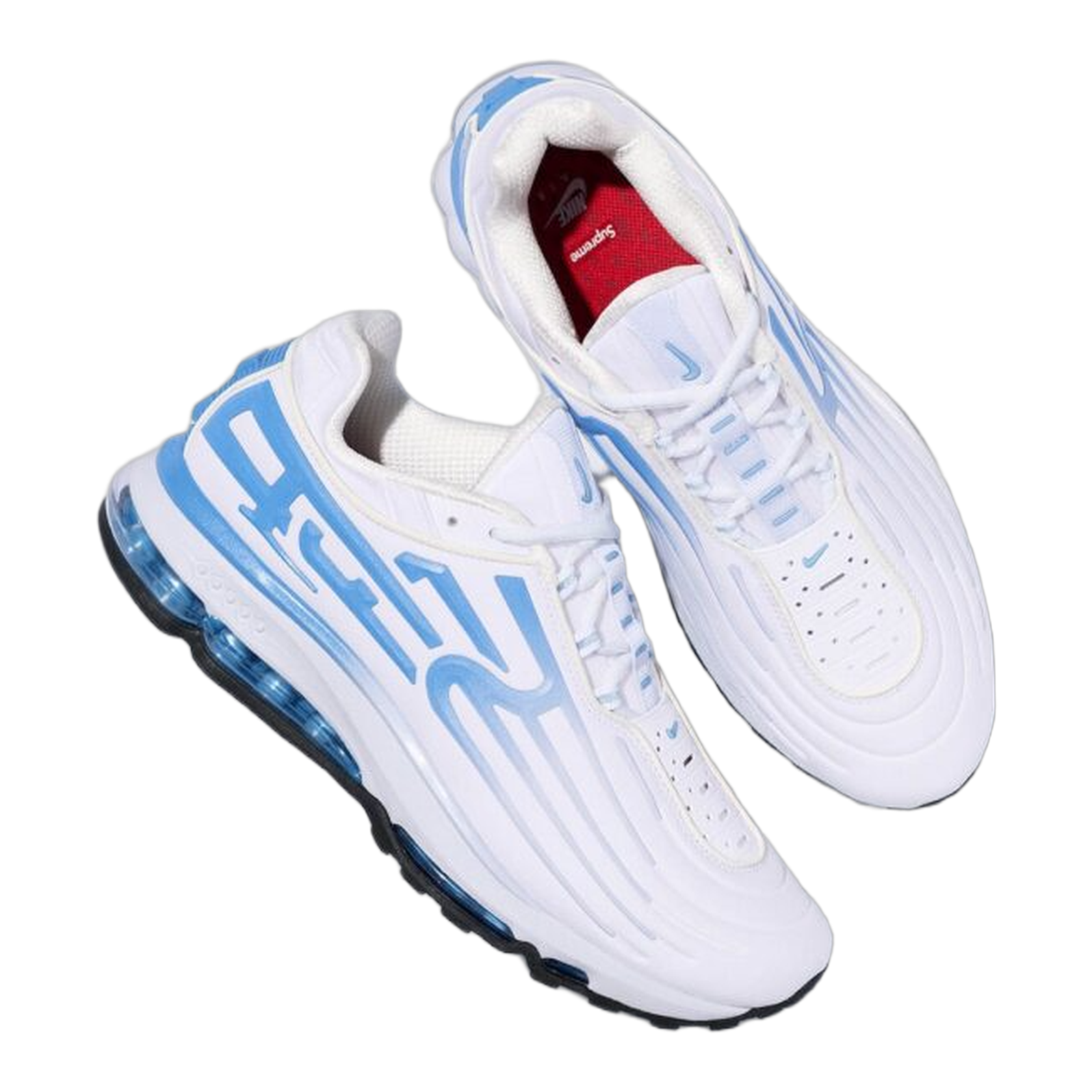 Nike Air Max 2001 Air Ecstasy Supreme White University Blue Oben IM7412-100