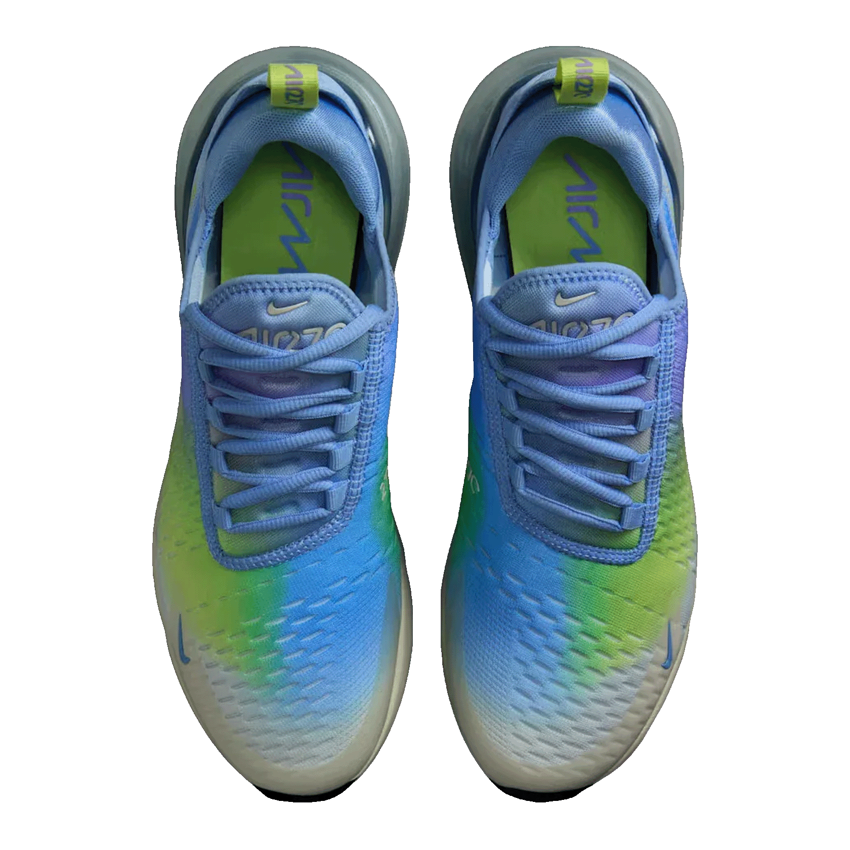 Nike Air Max 270 Aluminum Hydrangeas Light Lemon Twist Metallic Silver (W) Oben IB7937-468