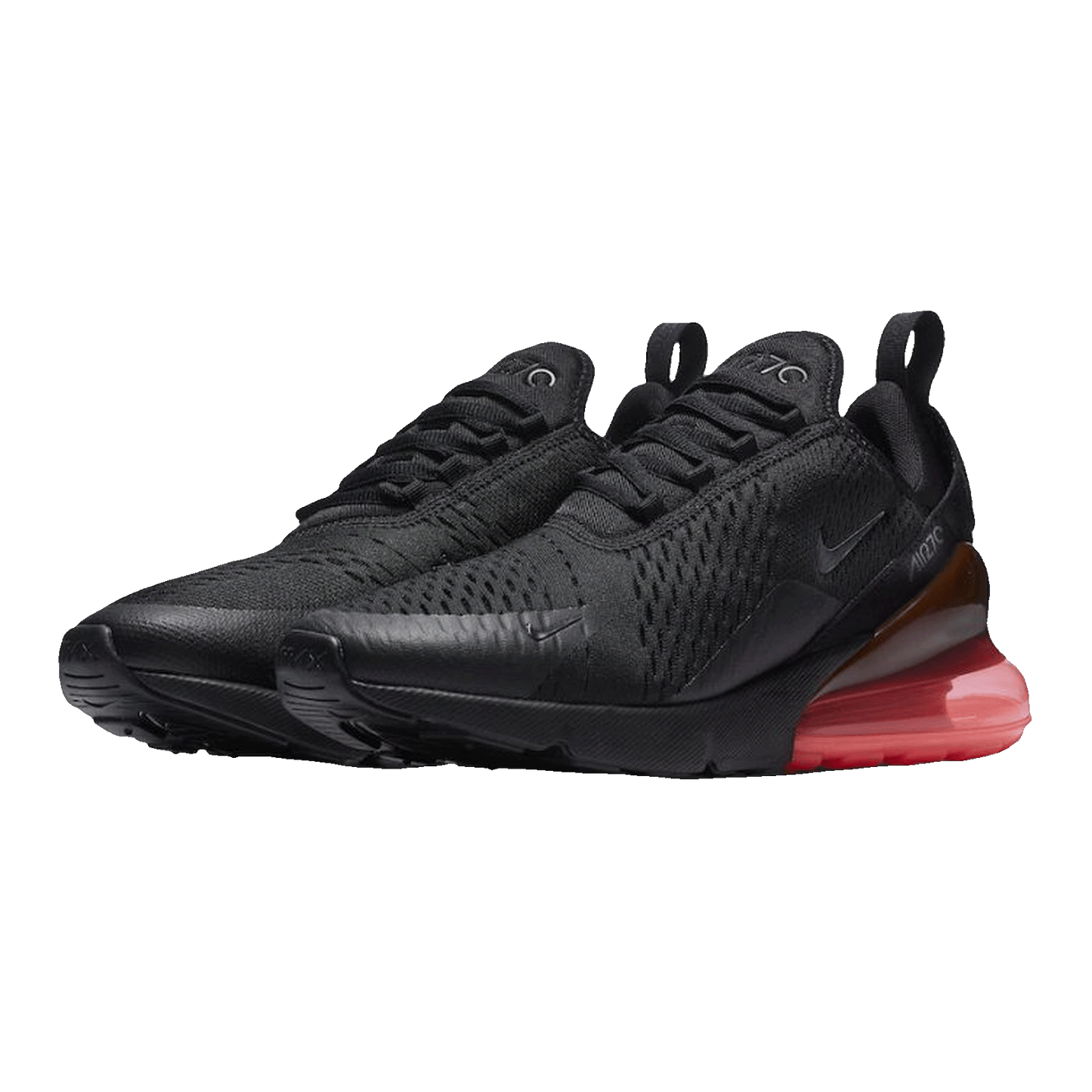 Nike Air Max 270 Black Hot Punch Side AH8050-010