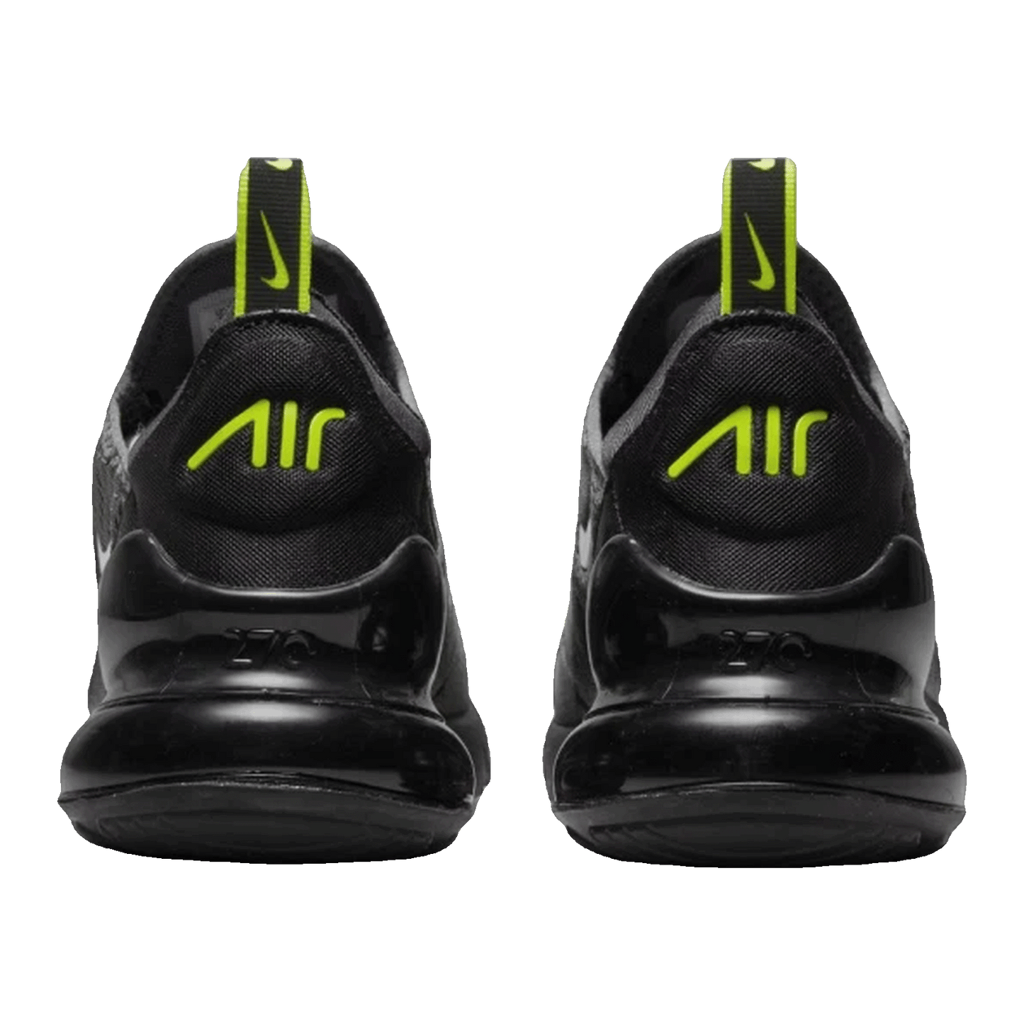 Nike Air Max 270 Iron Grey Black Volt (GS) Back DZ5631-001