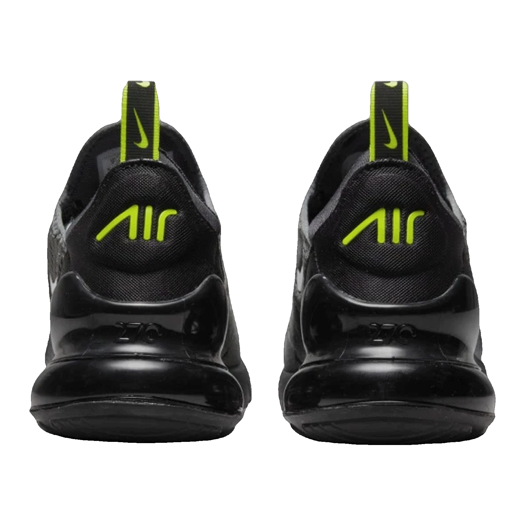 Nike Air Max 270 Iron Grey Black Volt (GS) Back DZ5631-001