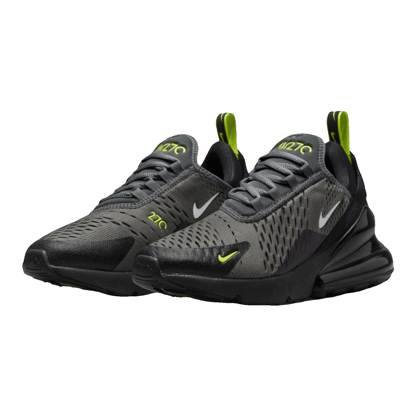 Nike Air Max 270 Iron Grey Black Volt (GS) Side DZ5631-001