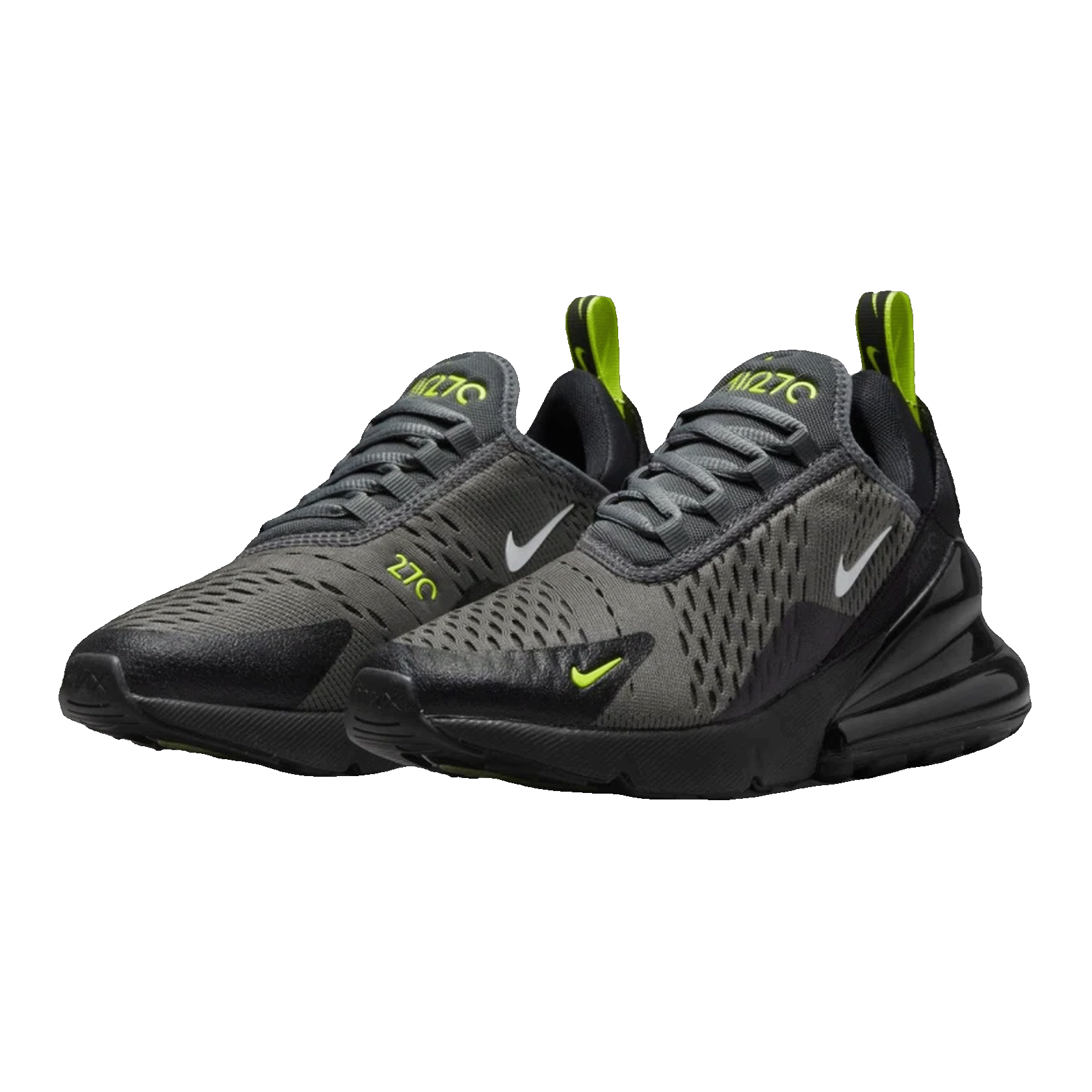 Nike Air Max 270 Iron Grey Black Volt (GS) Side DZ5631-001