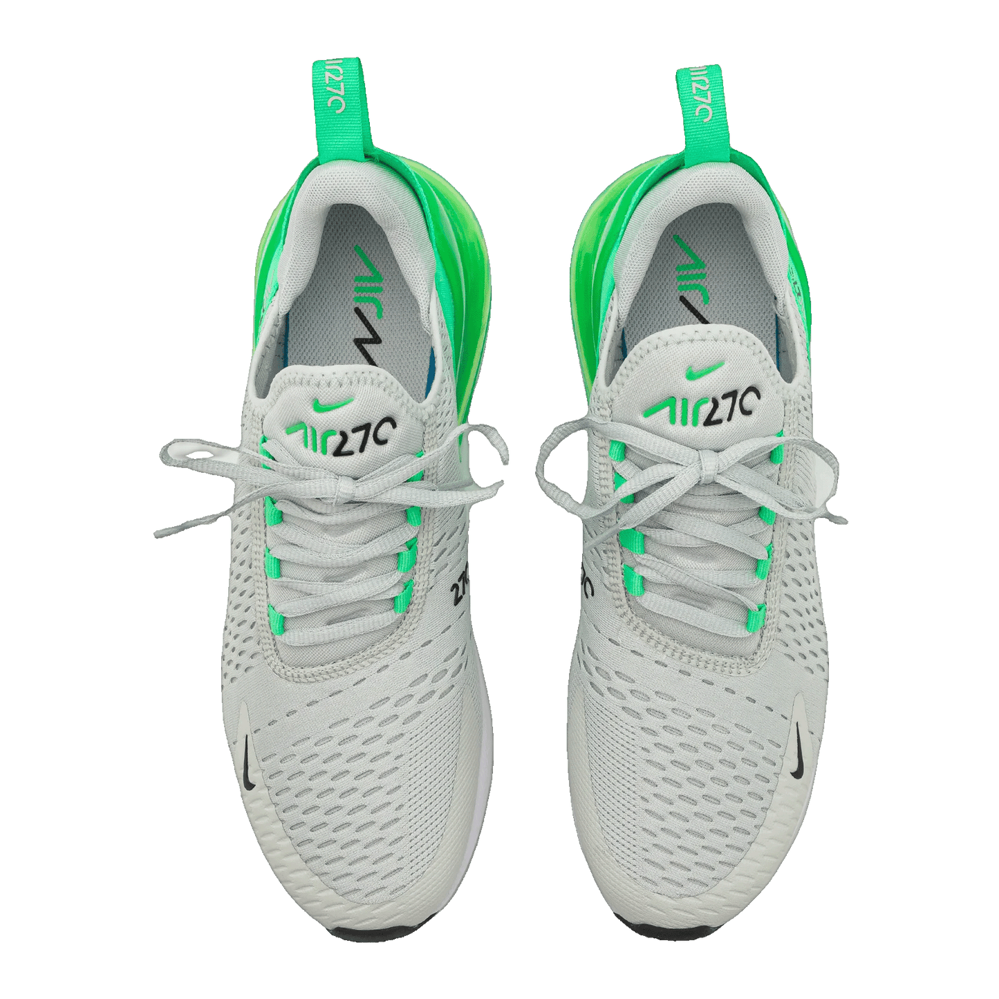 Nike Air Max 270 Light Silver Green Shock Oben AH8050-027