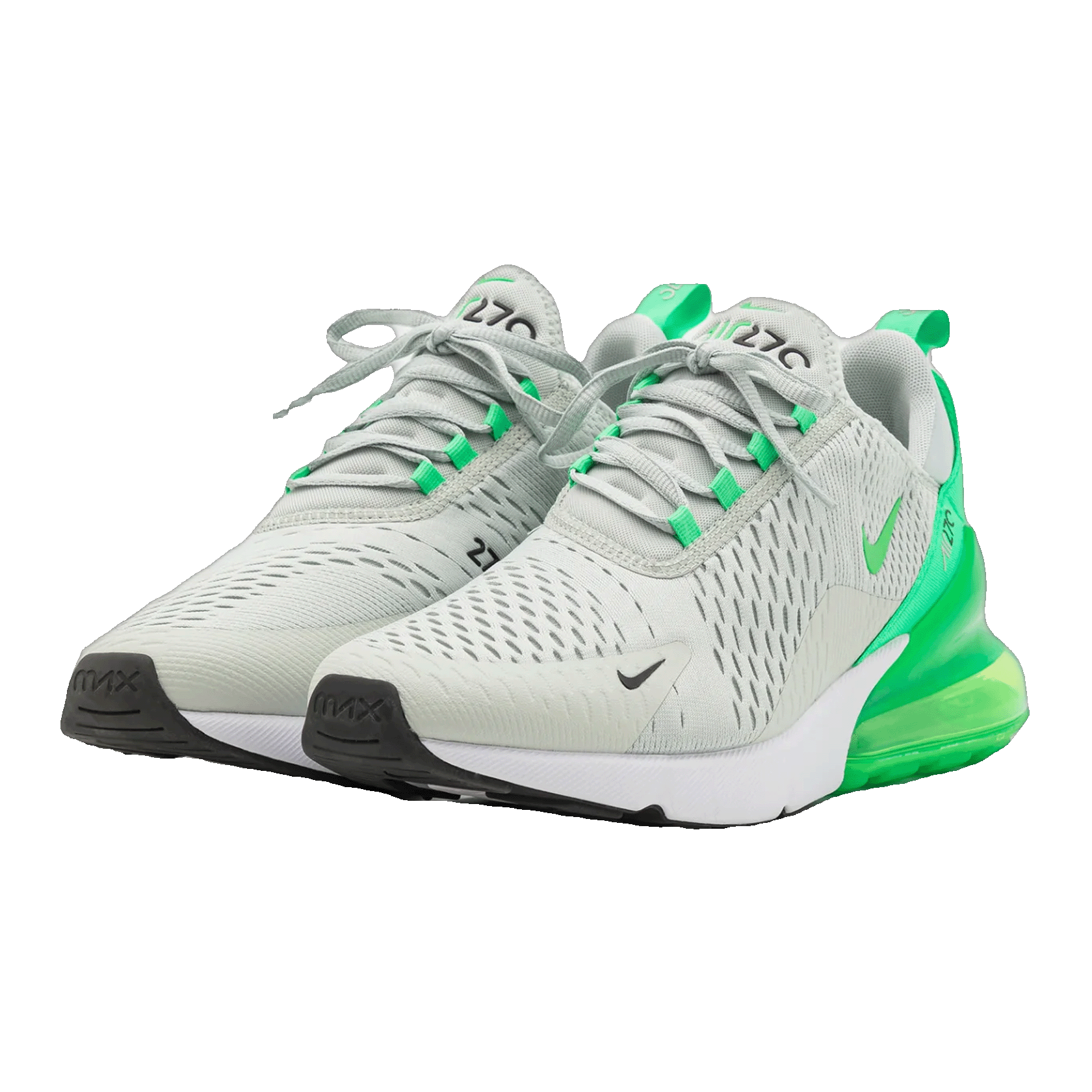 Nike Air Max 270 Light Silver Green Shock Side AH8050-027