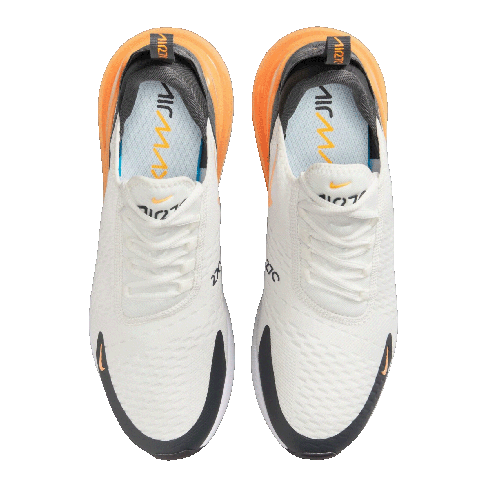 Nike Air Max 270 Summit White Anthracite White Laser Orange Oben AH8050-114