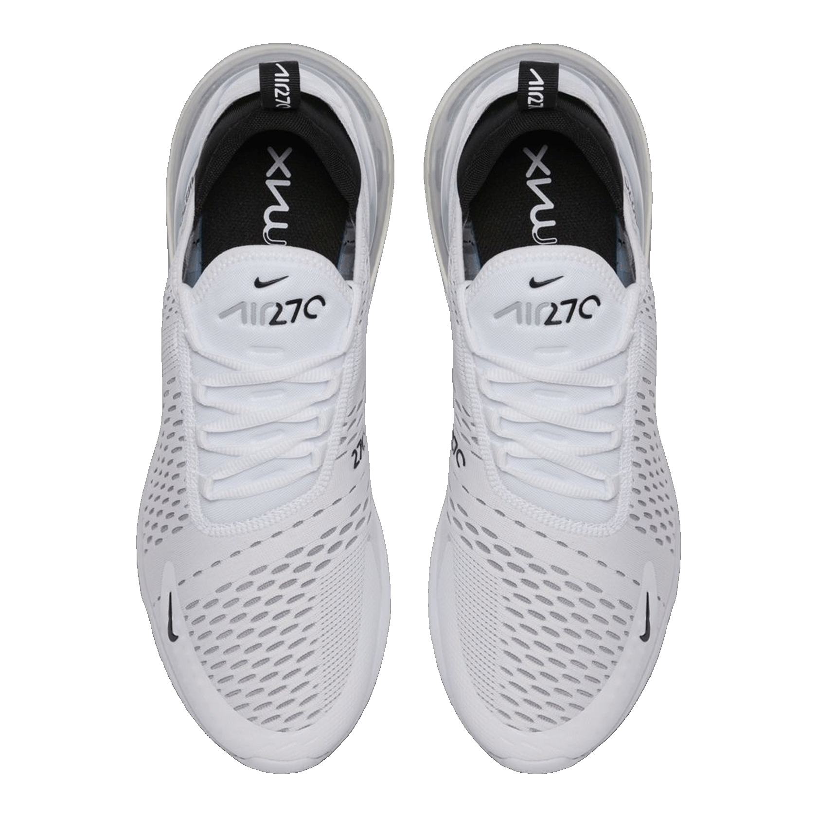 Nike Air Max 270 White Black Oben AH8050-100