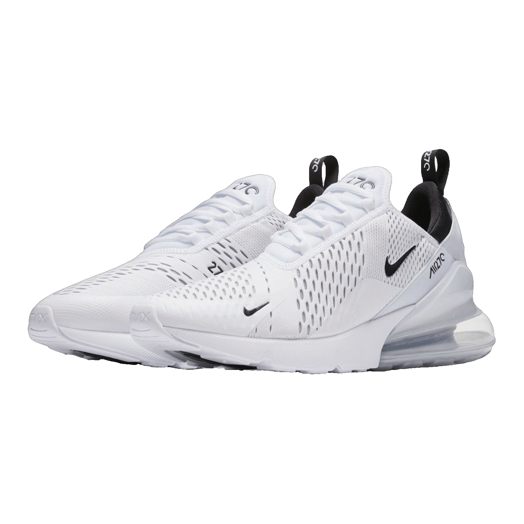 Nike Air Max 270 White Black Side AH8050-100