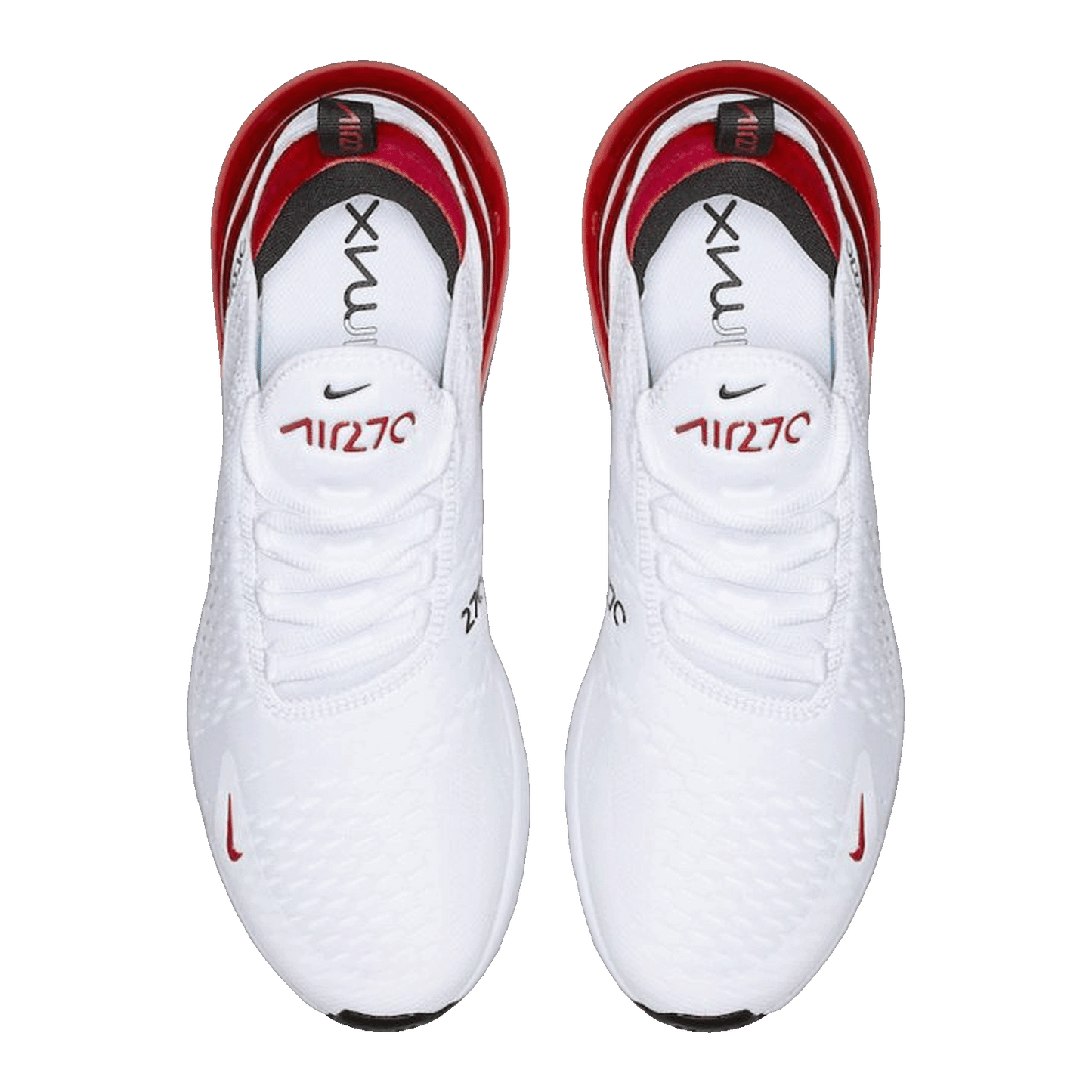 Nike Air Max 270 White Black University Red Oben BV2523-100
