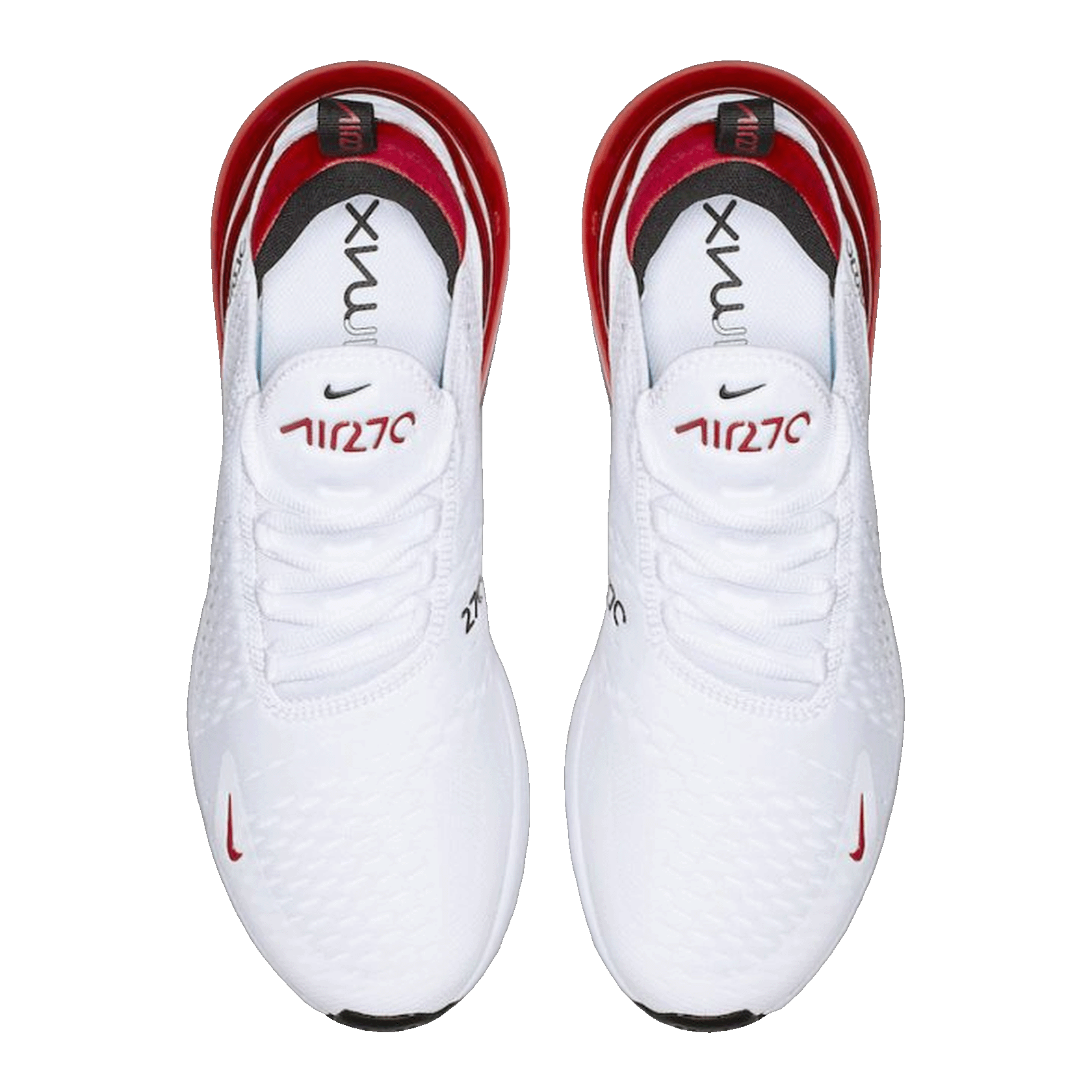 Nike Air Max 270 White Black University Red Oben BV2523-100