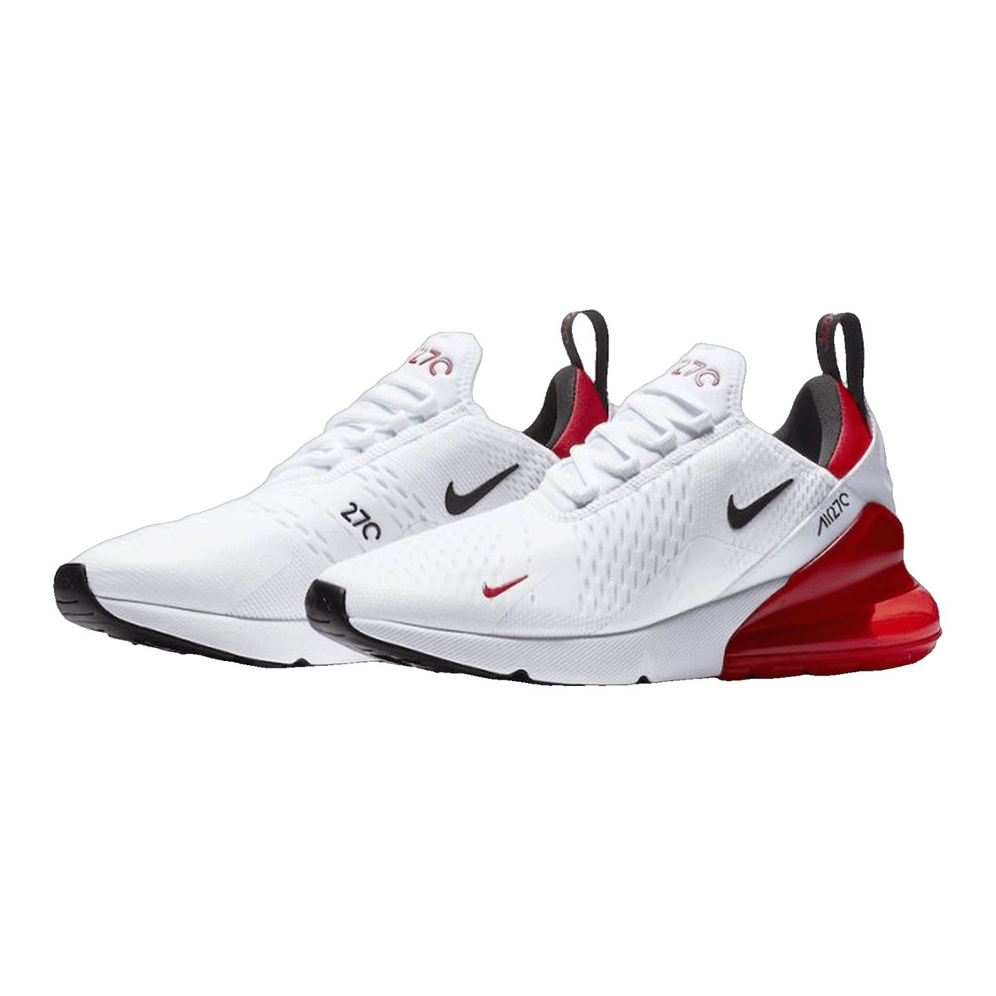 Nike Air Max 270 White Black University Red Side BV2523-100