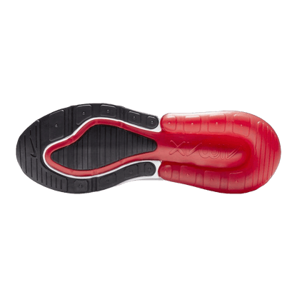 Nike Air Max 270 White Black University Red Sohle BV2523-100
