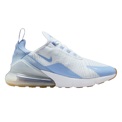 Nike Air Max 270 White Blue Tint Gum Light Brown Aluminum (W) HJ3222-103