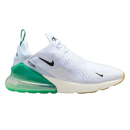 Nike Air Max 270 White Summit White Stadium Green Black (W) AH6789-125