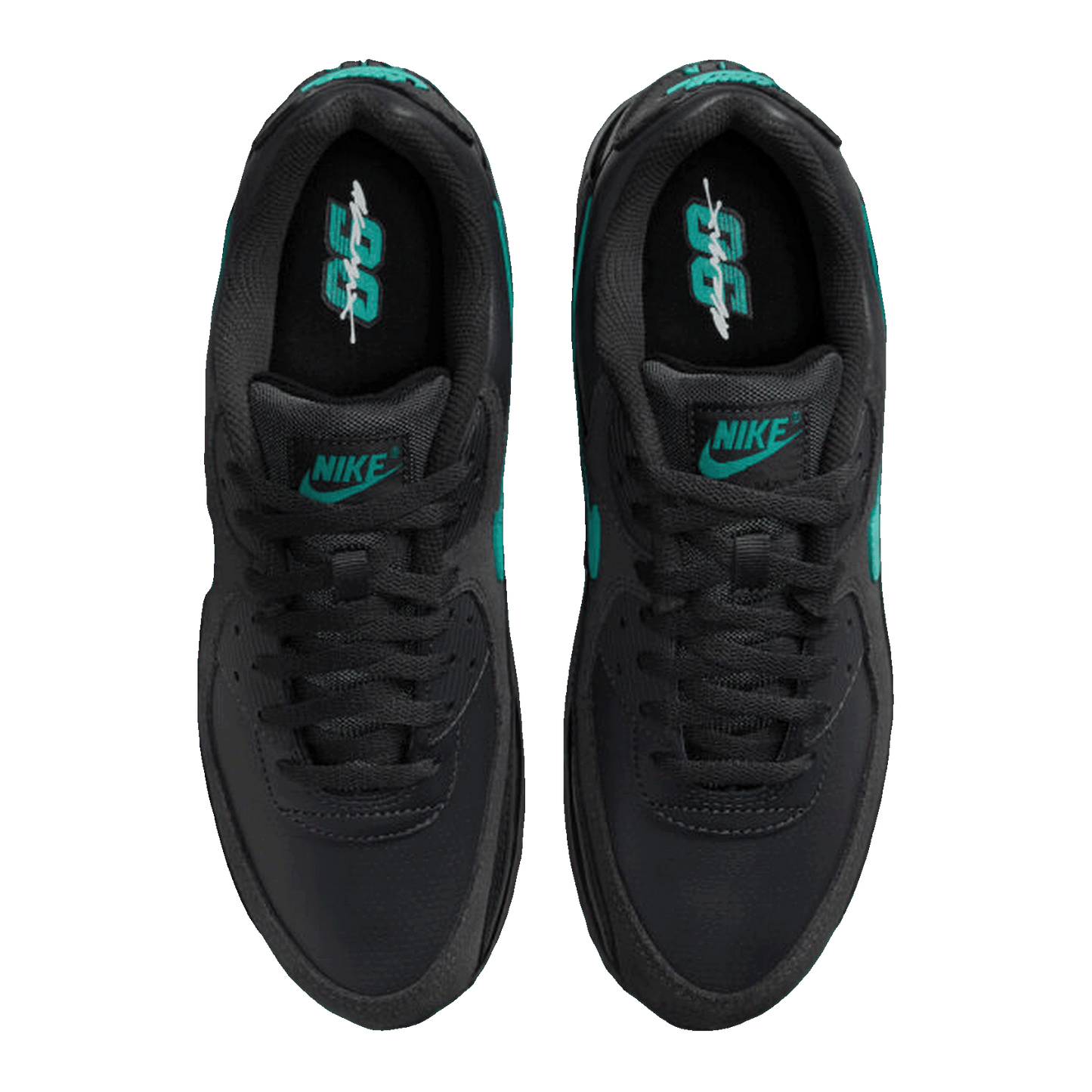 Nike Air Max 90 Black Clear Jade Oben IF0670-002