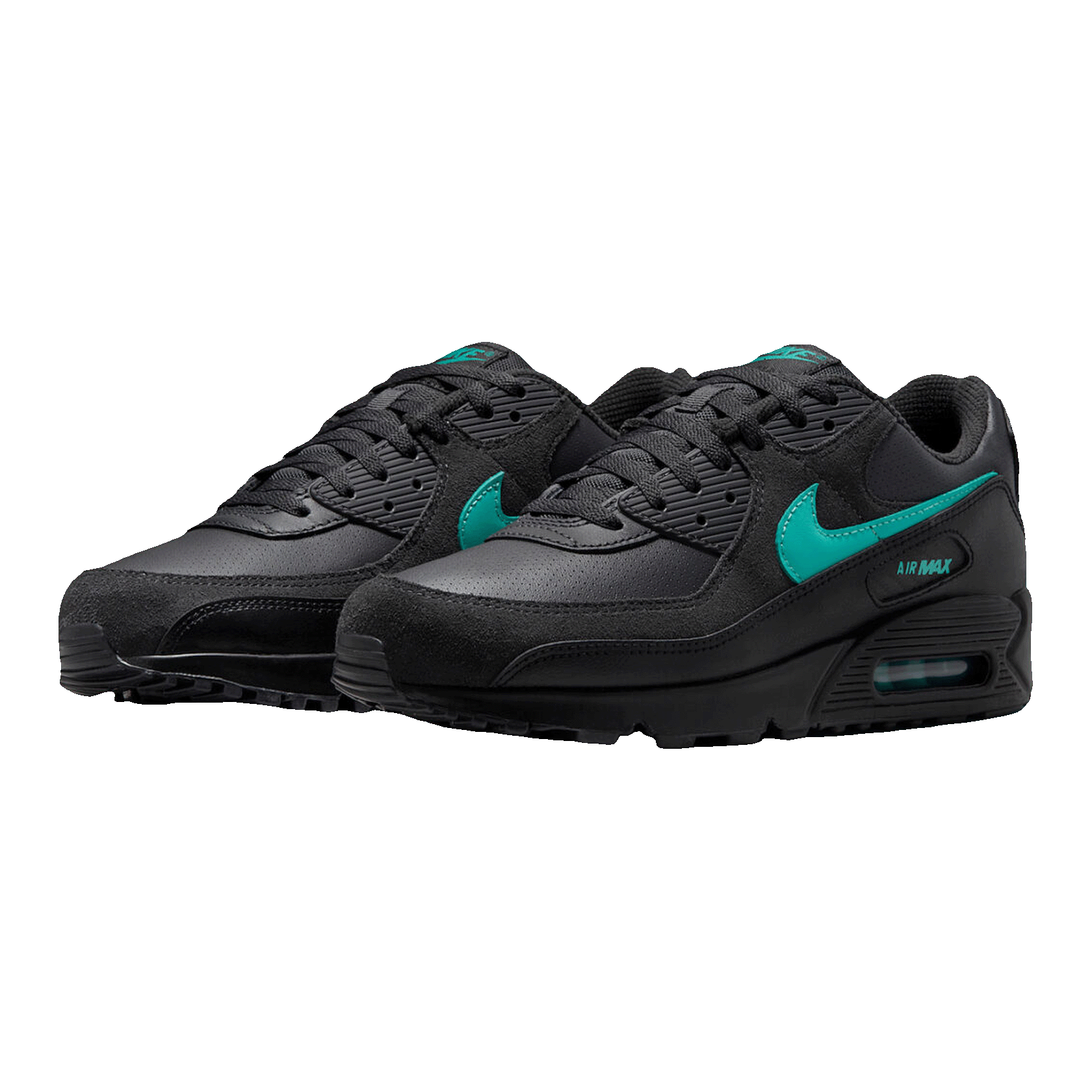 Nike Air Max 90 Black Clear Jade Side IF0670-002
