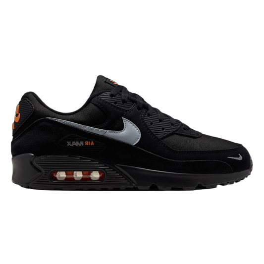 Nike Air Max 90 Black Metallic Cool Grey Orange DO6706-010