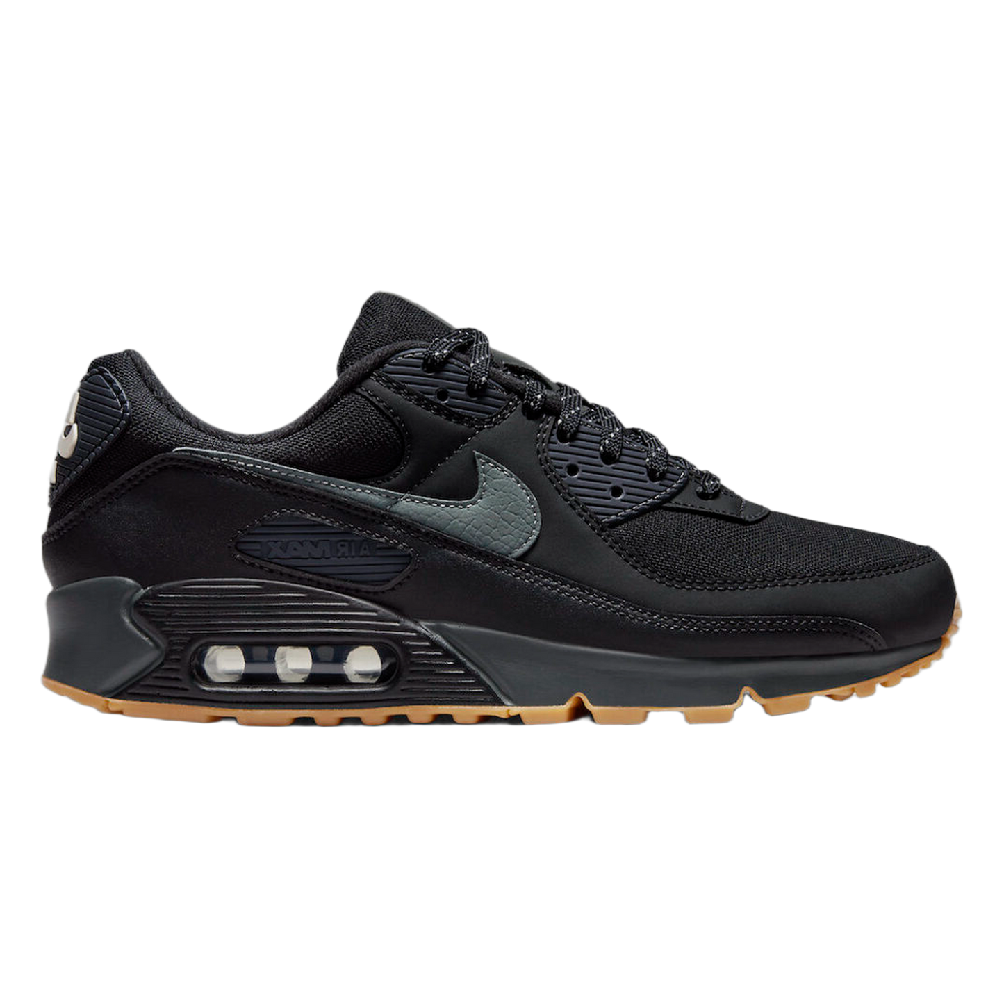 Nike Air Max 90 Black Smoke Grey Gum Reflective FV0387-001