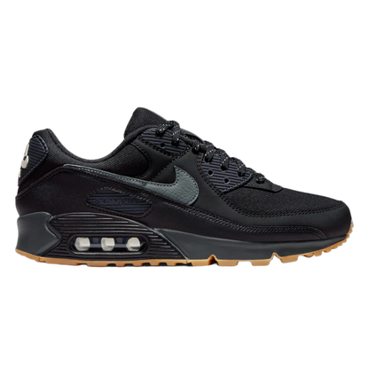 Nike Air Max 90 Black Smoke Grey Gum Reflective FV0387-001