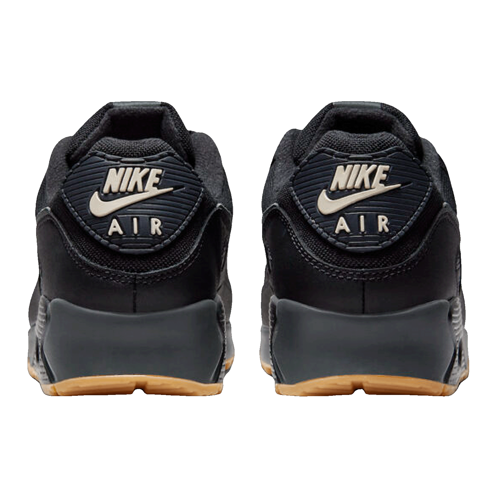 Nike Air Max 90 Black Smoke Grey Gum Reflective Back FV0387-001