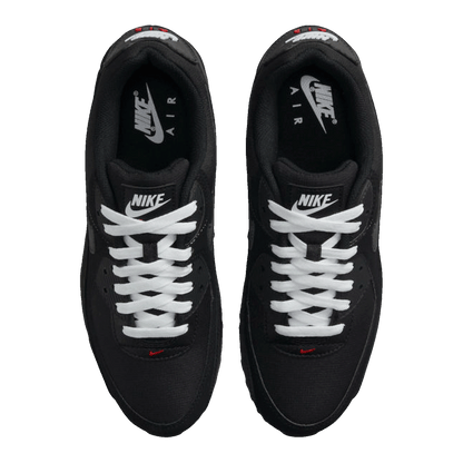 Nike Air Max 90 Black Sport Red Oben DC9388-002