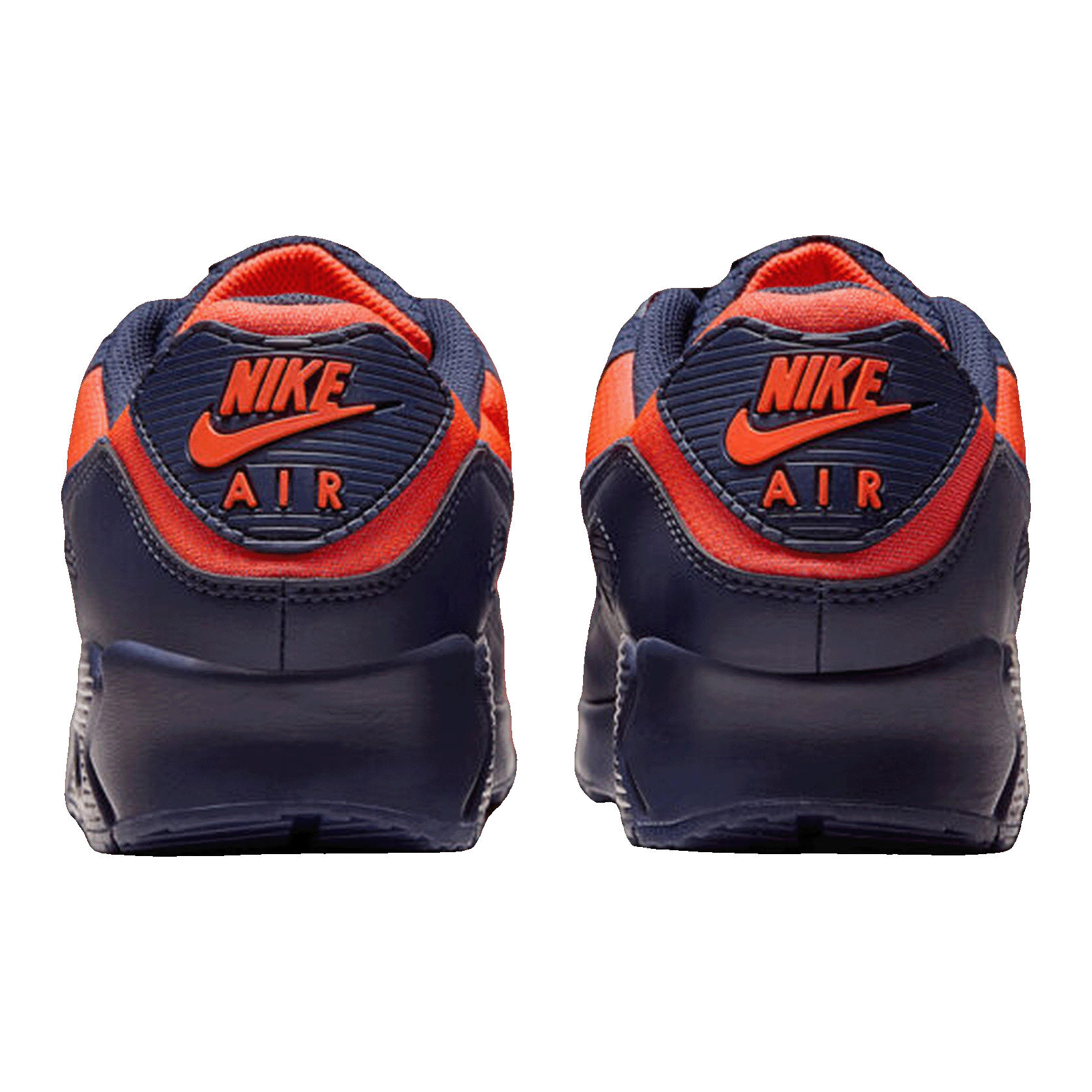 Nike Air Max 90 Blackened Blue Lemon Venom Hyper Crimson Gradient Back DM0029-700