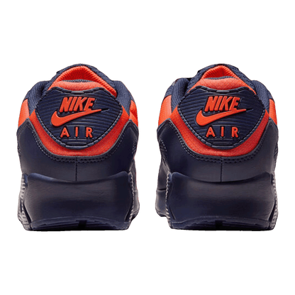 Nike Air Max 90 Blackened Blue Lemon Venom Hyper Crimson Gradient Back DM0029-700