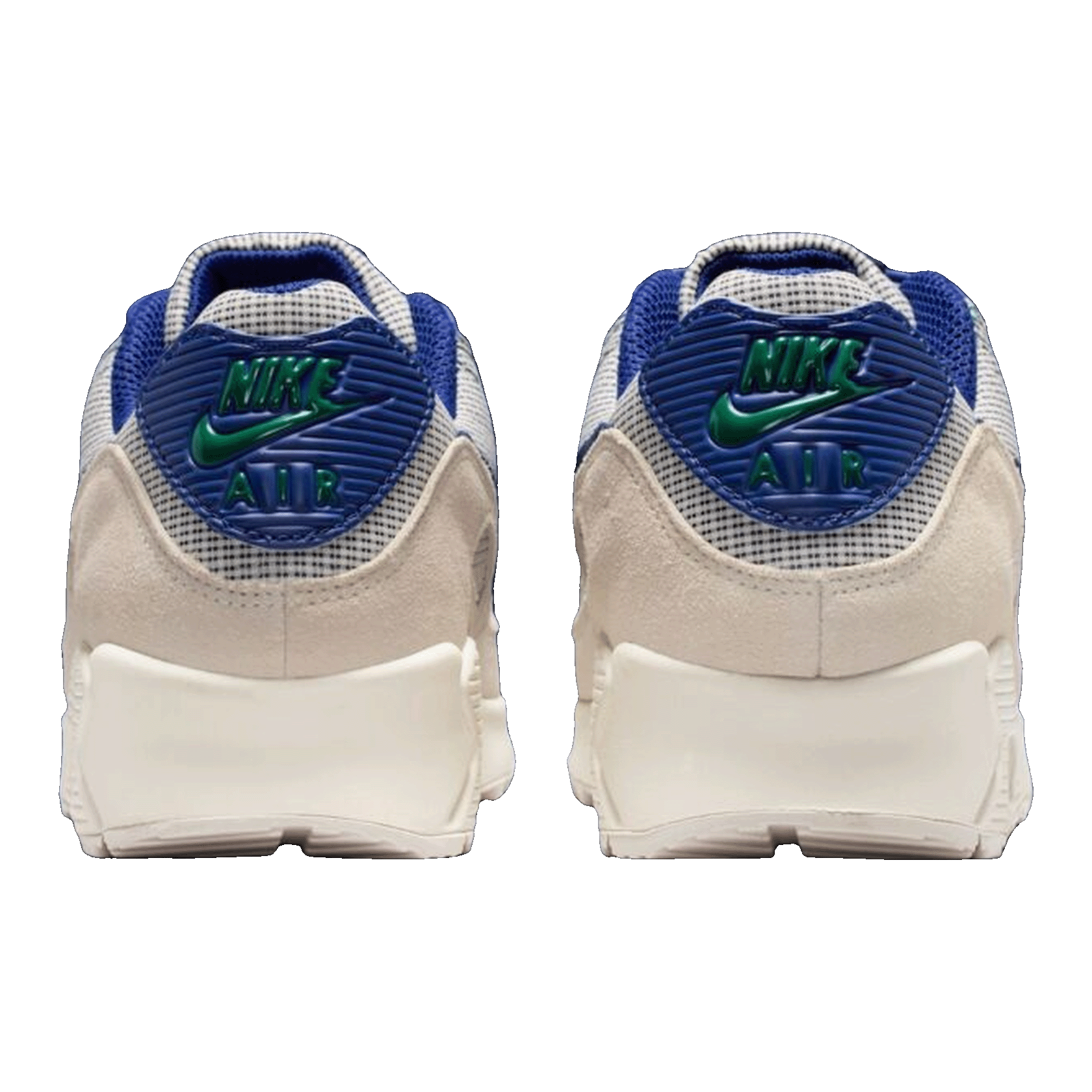 Nike Air Max 90 Coconut Milk Deep Royal Blue Back IR1950-100