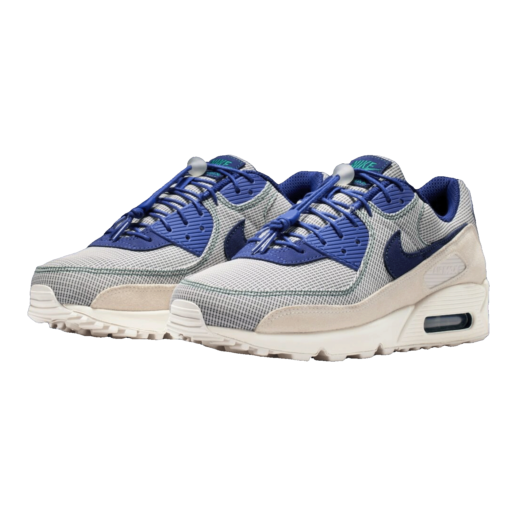 Nike Air Max 90 Coconut Milk Deep Royal Blue Side IR1950-100