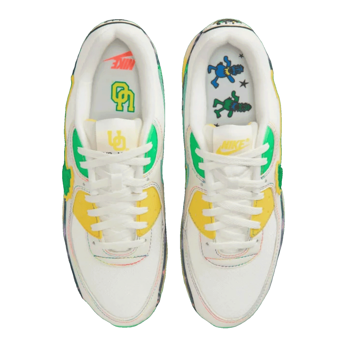 Nike Air Max 90 Grateful Dead University of Oregon Grateful Ducks Oben IM2511-100