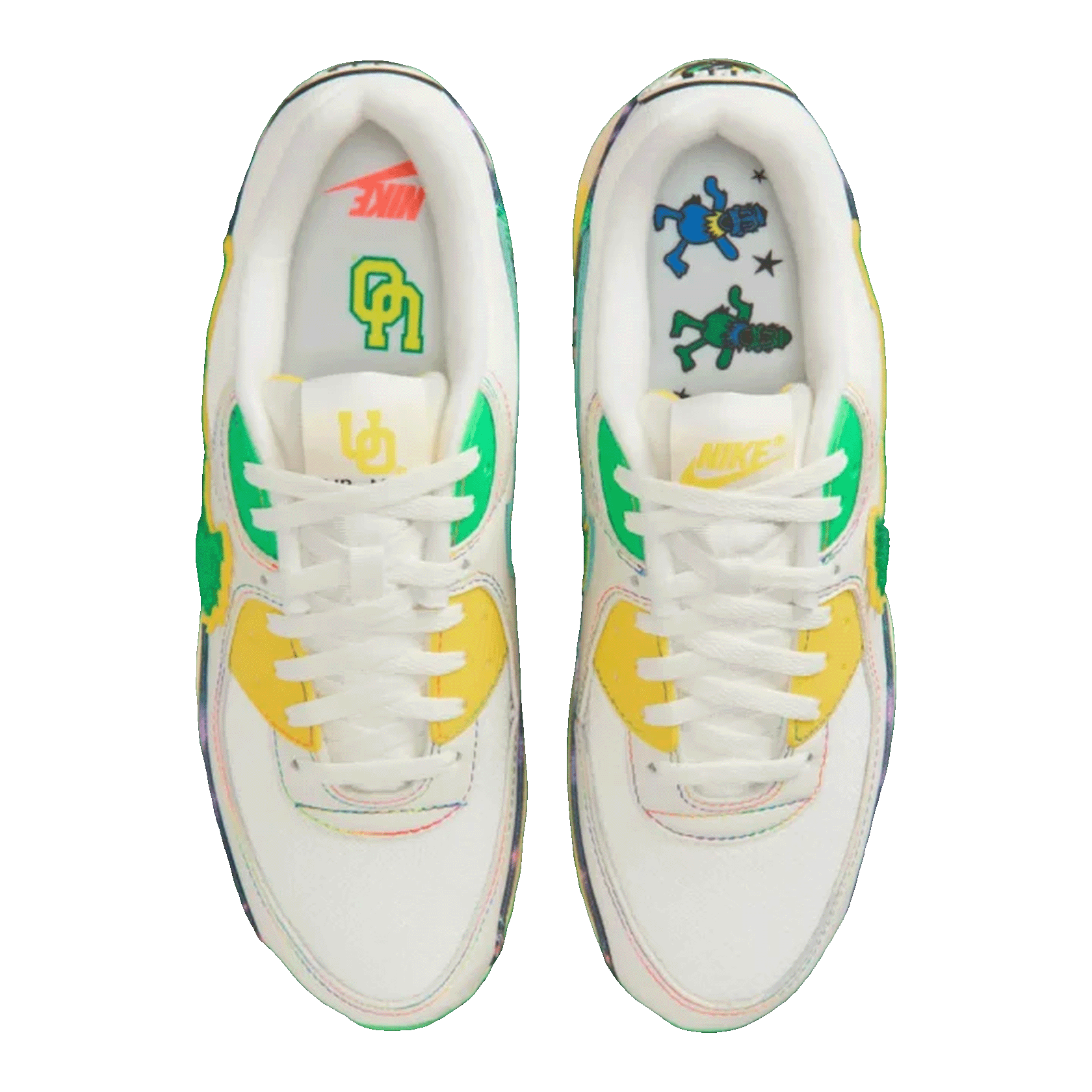 Nike Air Max 90 Grateful Dead University of Oregon Grateful Ducks Oben IM2511-100