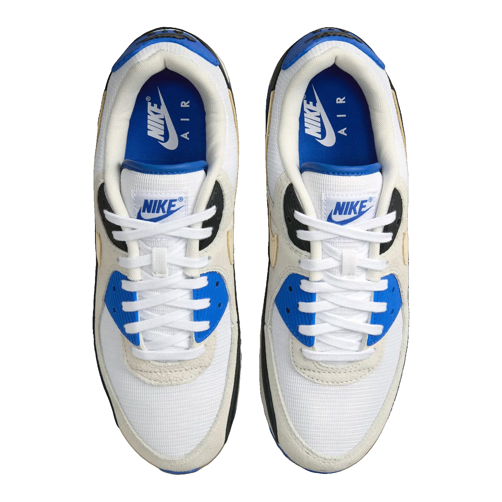 Nike Air Max 90 Khaki Racer Blue Oben HF3449-100