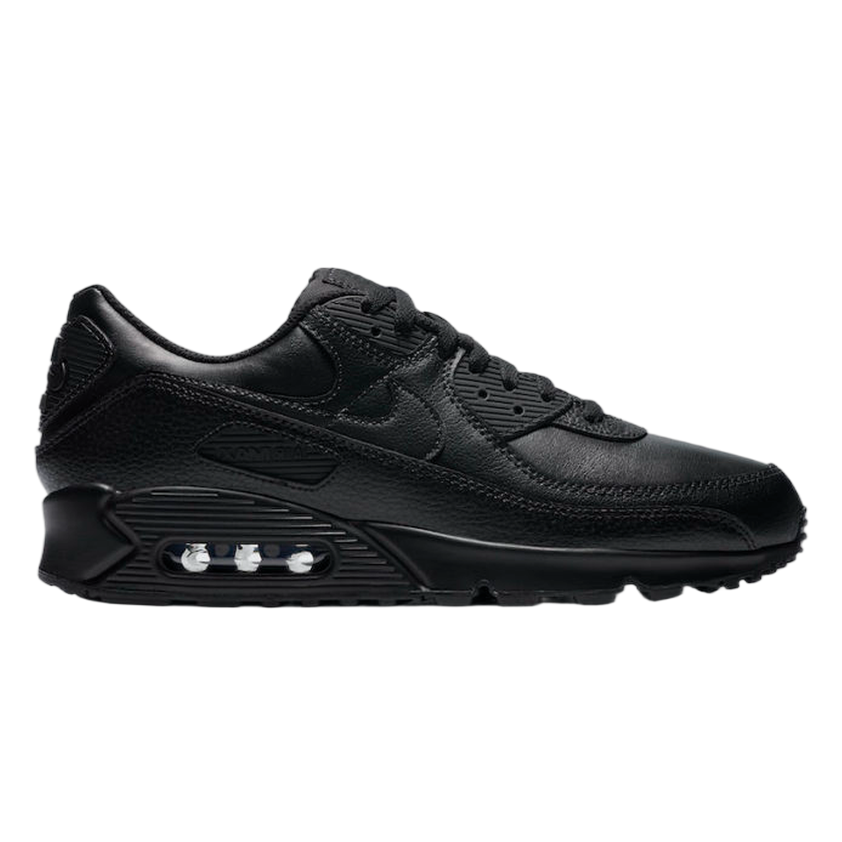 Nike Air Max 90 Leather Triple Black - CZ5594-001